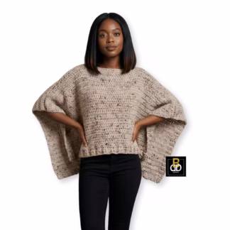 easy poncho crochet pattern