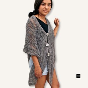 The Ellis Poncho Knitting Pattern