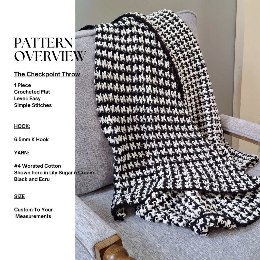 The Checkpoint Houndstooth Crochet Pattern