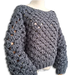 Not Your Granny Easy Sweater Crochet Pattern