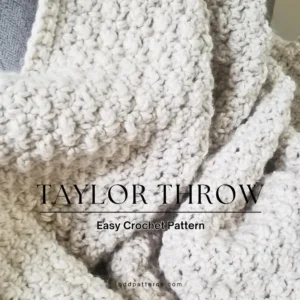 Crochet Afghan Tutorial | Crochet Pattern | 9 Sizes, Plus Custom Instructions | The Taylor Throw