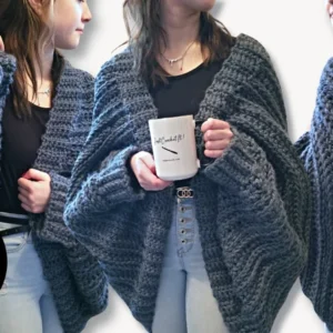 Easy Cocoon Shrug Crochet Pattern