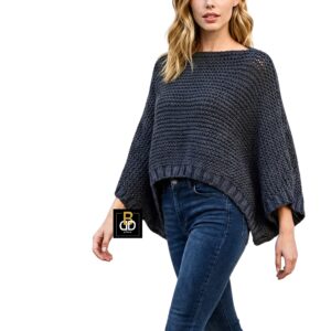Easy Knitting Pattern the Astor Poncho