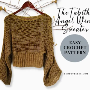 Easy Women's Summer Sweater Crochet Pattern | The Tabitha
