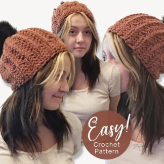 Beginner Crochet Hat Pattern With Video Tutorial | The Bristol Hat
