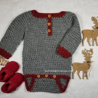 Baby Romper Crochet Pattern | Baby Boy Crochet
