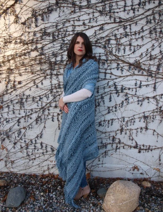Crochet Scarf Vest Pattern: Women's Fringe Sweater - Image 2