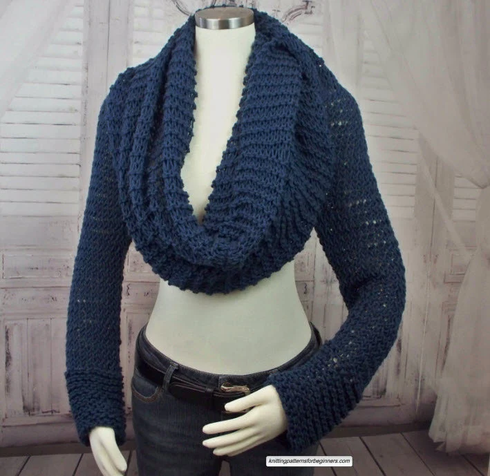 Sweater Scarf Easy Knitting Pattern - Image 6