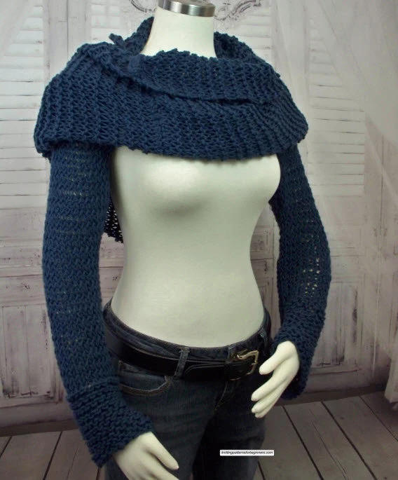 Sweater Scarf Easy Knitting Pattern - Image 7