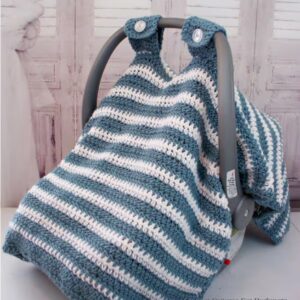 baby car seat cover crochet pattern