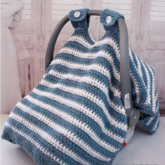 baby car seat cover crochet pattern