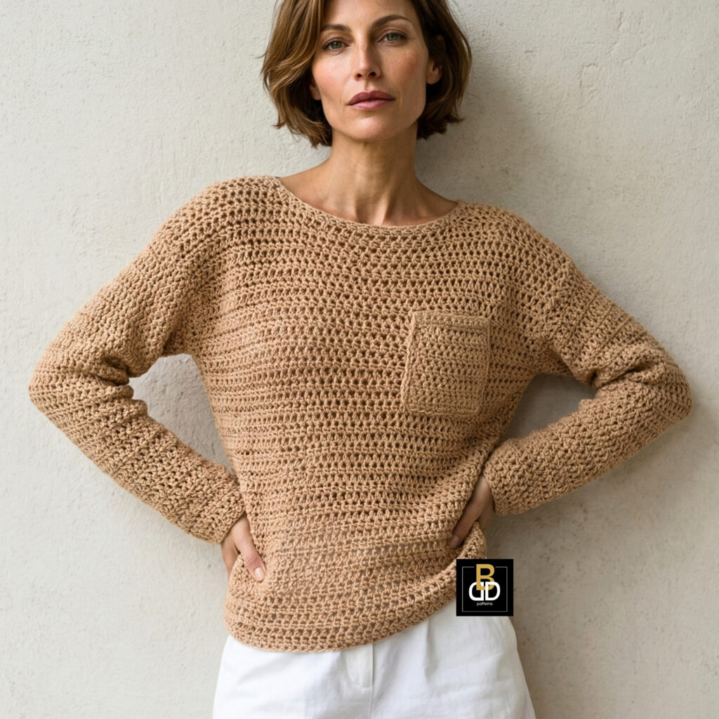 easy-women's-sweater-crochet-pattern