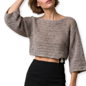 Beginner crop top crochet pattern