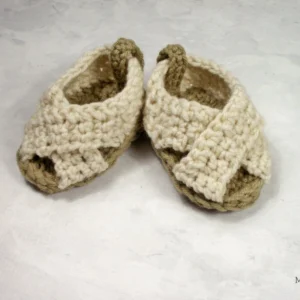 Crochet Baby Sandals Pattern: Easy Booties, Newborn Photo Prop (PDF Pattern)