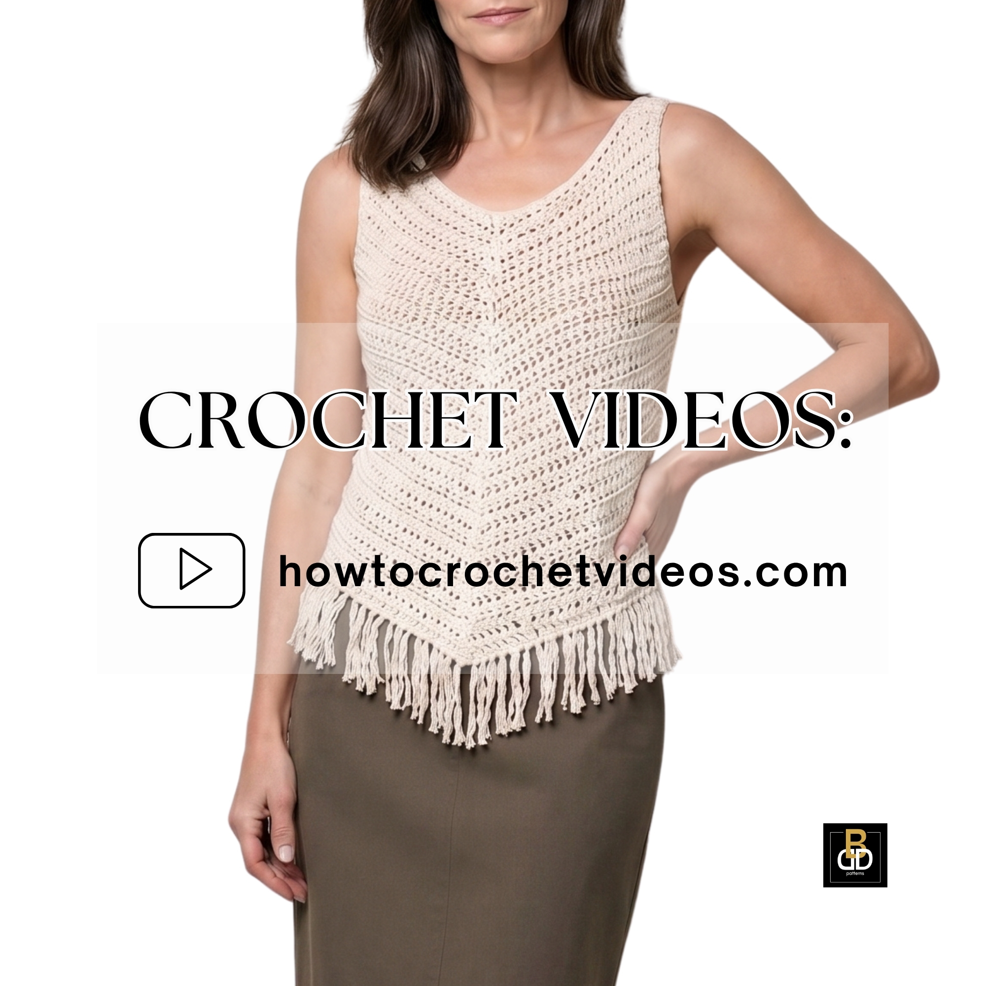Boho Fringe Summer Tank Top Crochet Pattern - Image 8