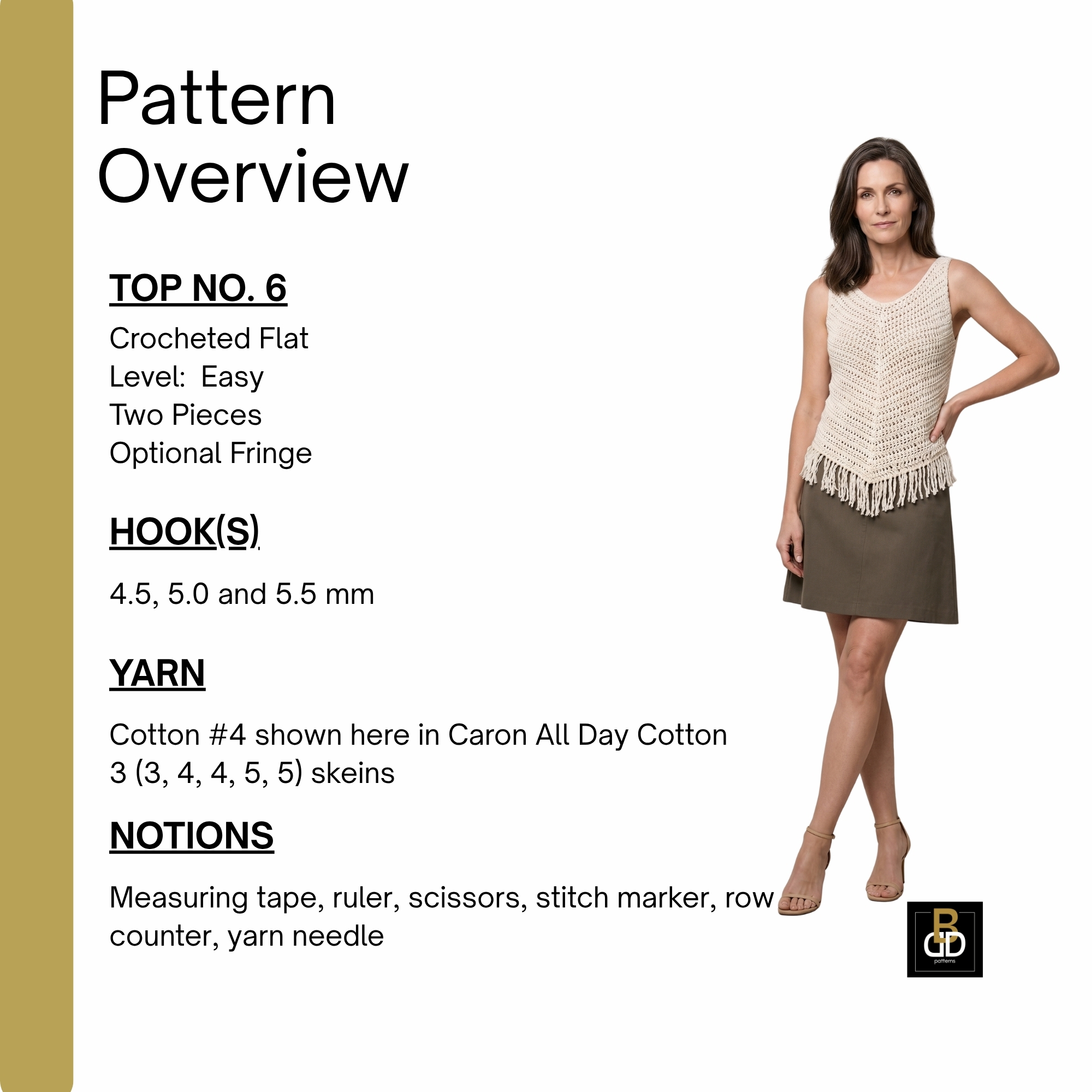 Easy Tank Top Crochet Pattern