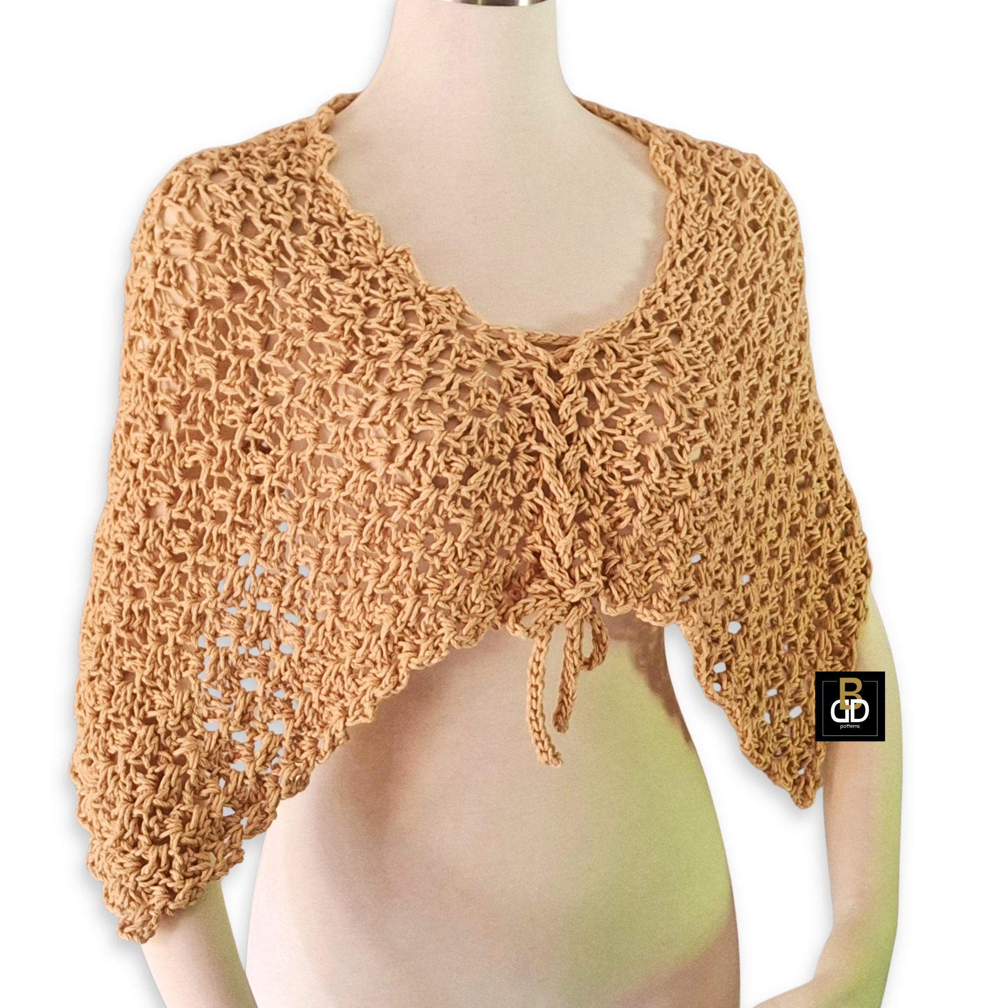 Easy Crochet Pattern With Video Tutorial | Lacy Summer Poncho - Image 7
