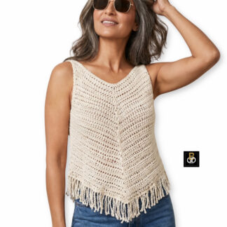 Tank Top With Fringe Crochet Pattern