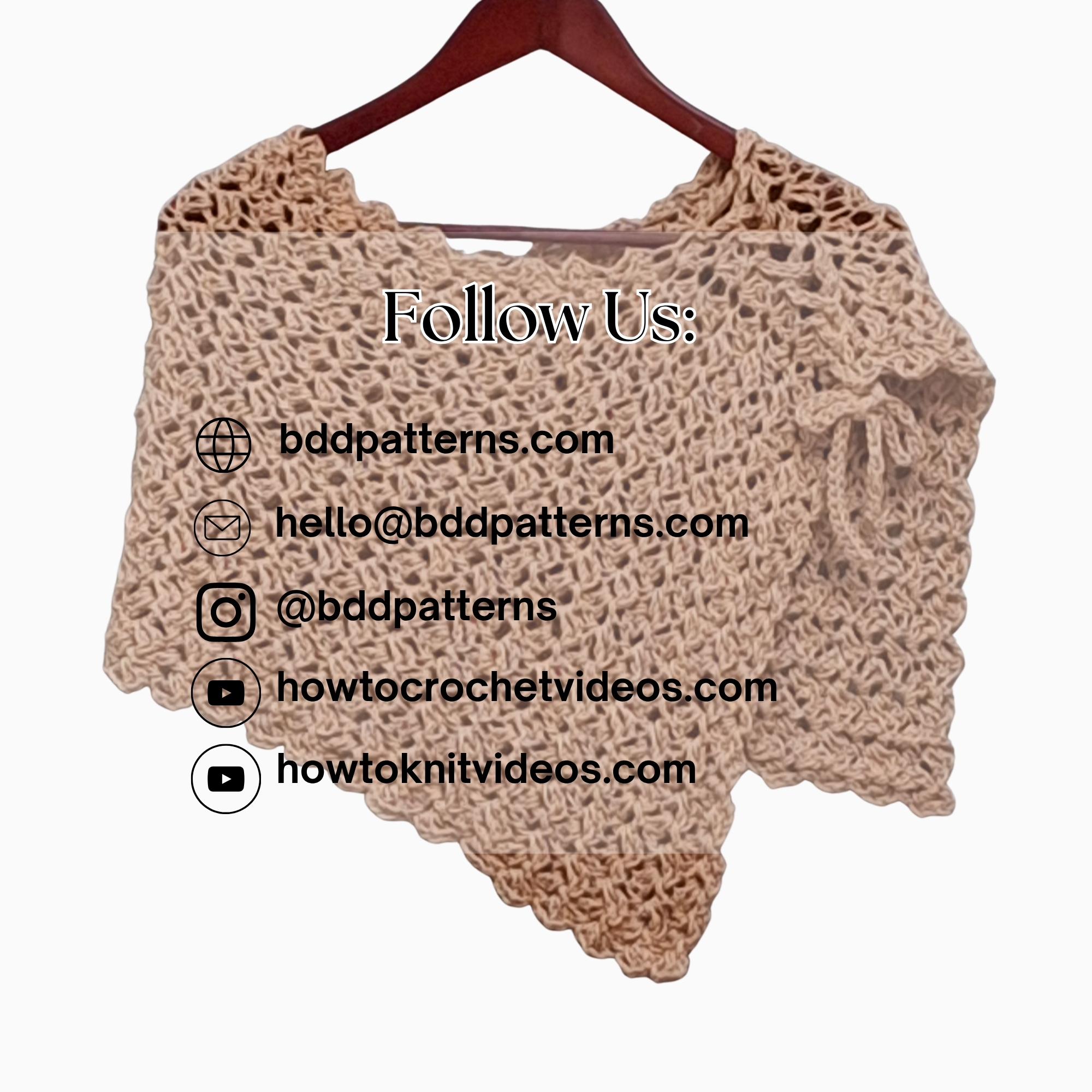 Easy Crochet Pattern With Video Tutorial | Lacy Summer Poncho - Image 3