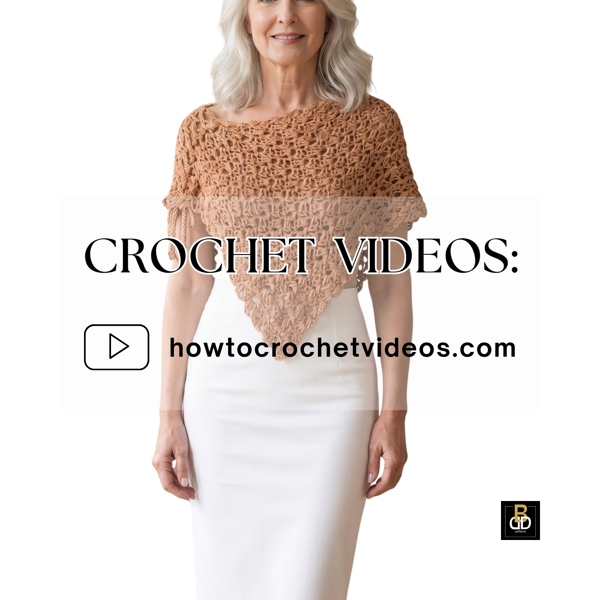 Easy Crochet Pattern With Video Tutorial | Lacy Summer Poncho - Image 5