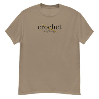 Crochet Is My Therapy Tee Shirt For Crocheters